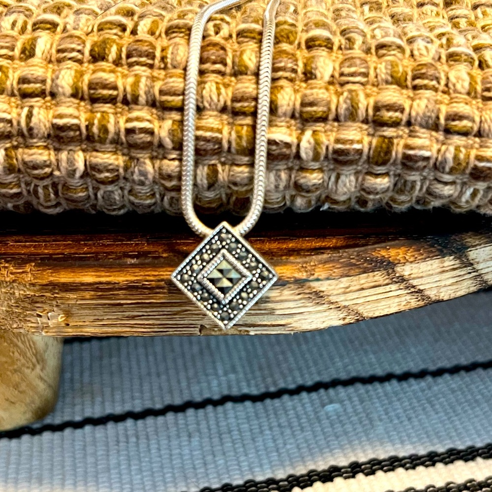 Marcasite necklace